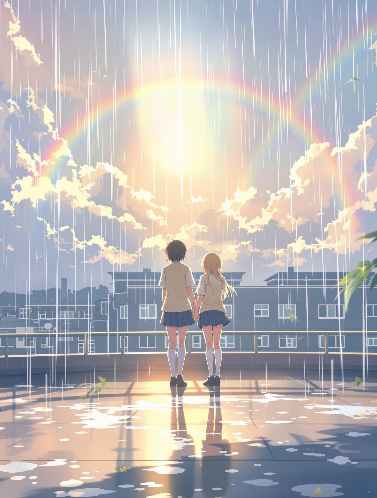 亲亲漫画网热播番剧《雨后晴空》封面 - 青春 / 治愈,评分9.3