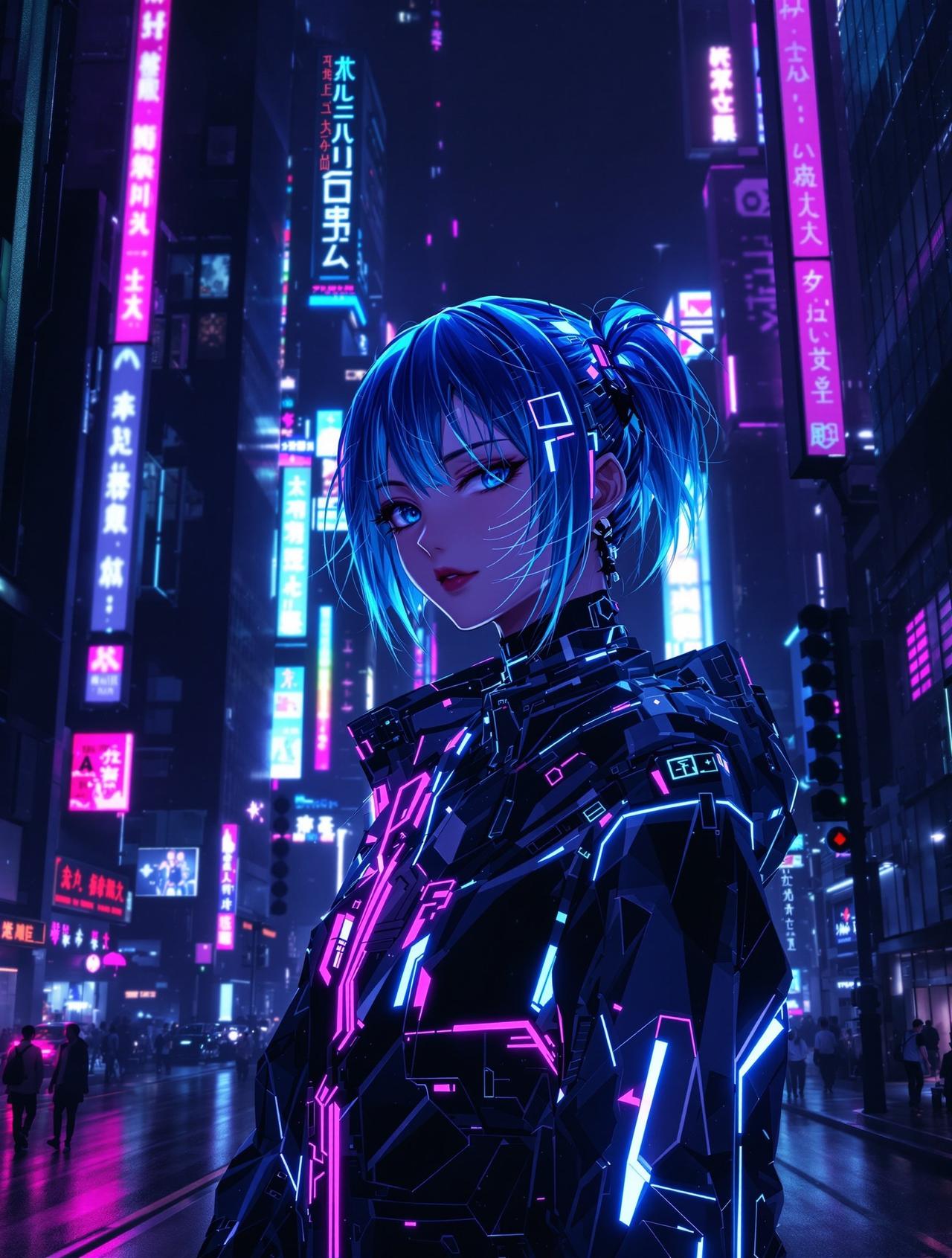 亲亲漫画网编辑精选番剧《崩坏都市》封面 - 赛博朋克 / 科幻,编辑冷霜推荐